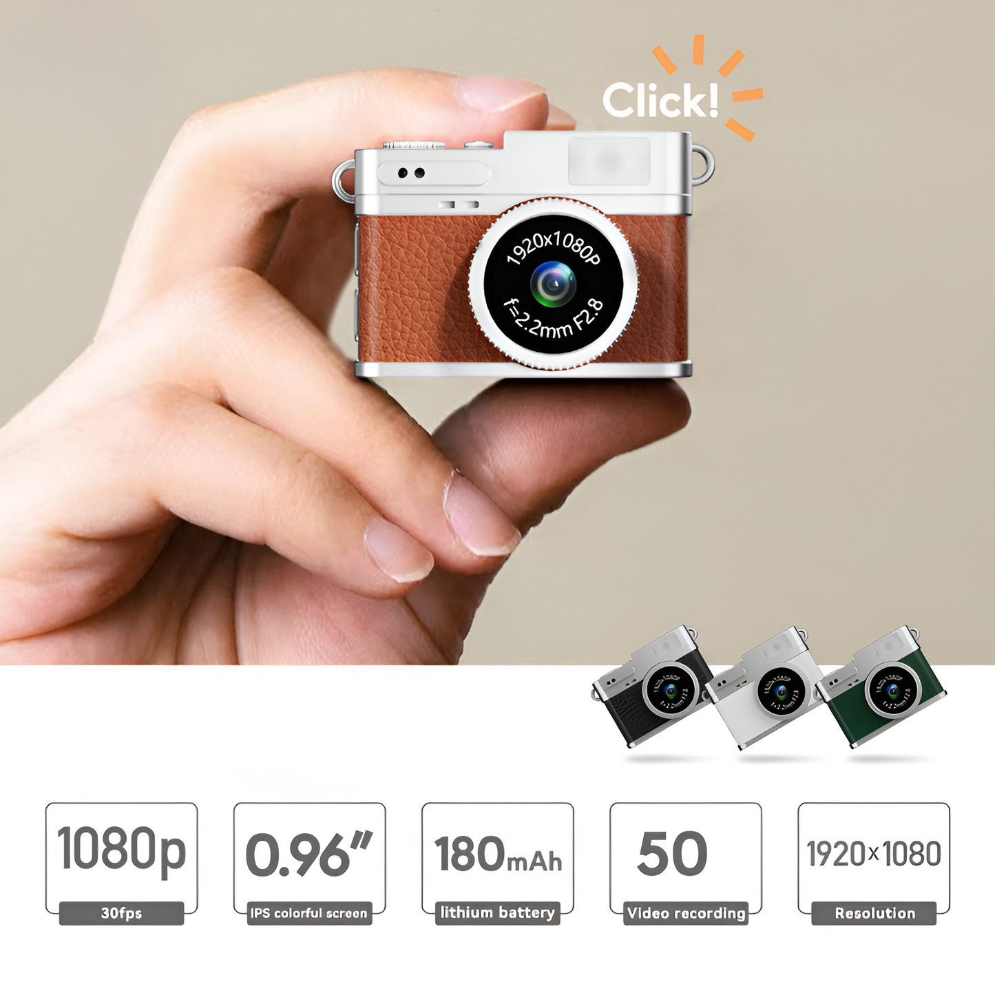 Y2Kraft 80’s Vibes Mini Camera